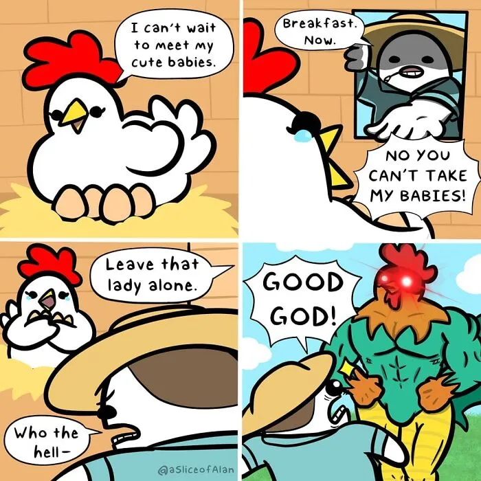47 Funny "Slice Of Alan" Comics With Cheeky Humor And Dark Twists