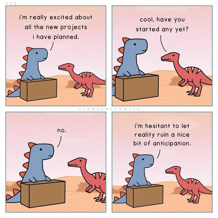 30 New Funny Comics About Self-Aware Dinosaurs And Their Mental Health