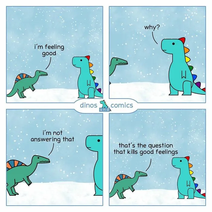 30 New Funny Comics About Self-Aware Dinosaurs And Their Mental Health