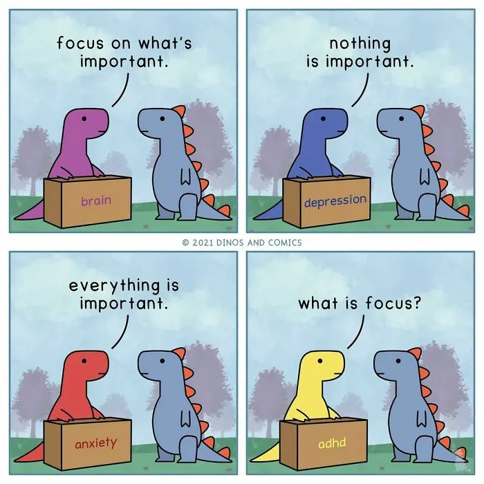30 New Funny Comics About Self-Aware Dinosaurs And Their Mental Health