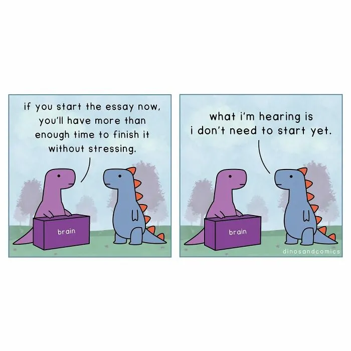 30 New Funny Comics About Self-Aware Dinosaurs And Their Mental Health