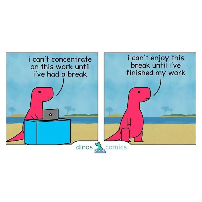 30 New Funny Comics About Self-Aware Dinosaurs And Their Mental Health