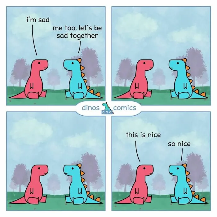 30 New Funny Comics About Self-Aware Dinosaurs And Their Mental Health