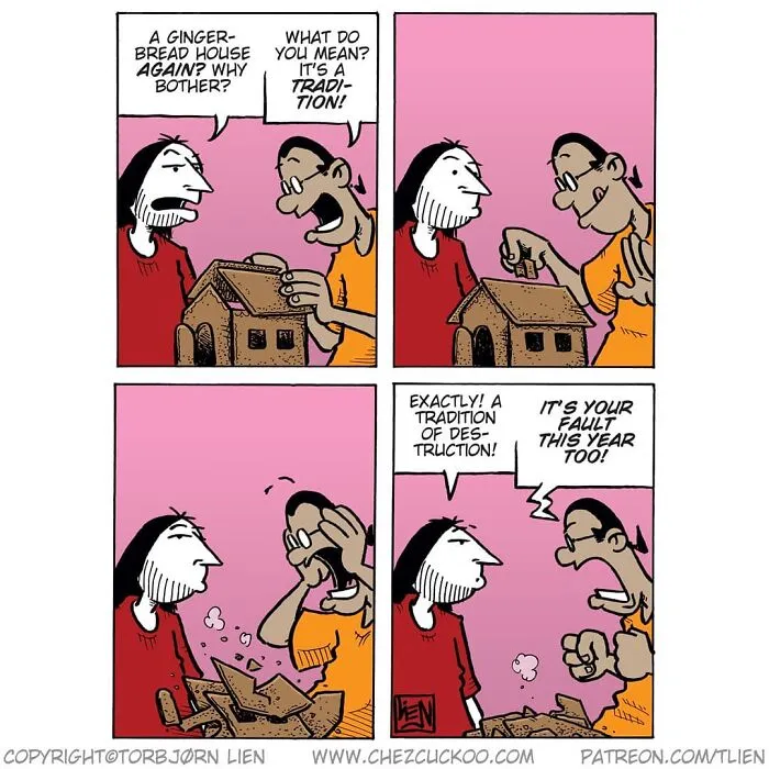 Norwegian Artist Creates Fun Comics With Unexpected Endings (70 Pics)