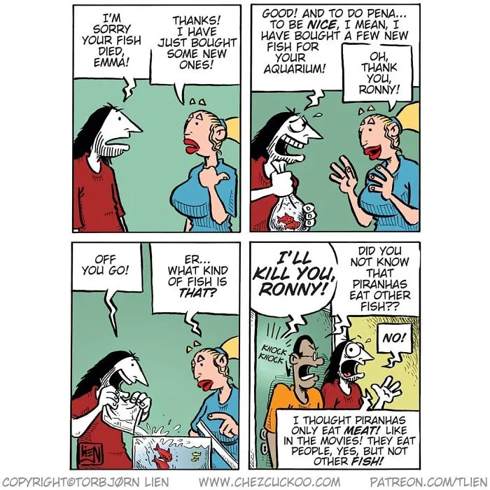 Norwegian Artist Creates Fun Comics With Unexpected Endings (70 Pics)