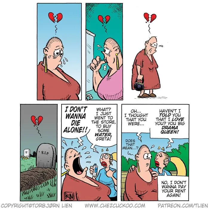 Norwegian Artist Creates Fun Comics With Unexpected Endings (70 Pics)