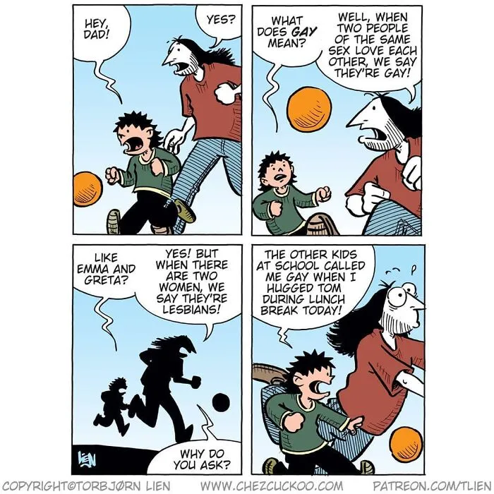 Norwegian Artist Creates Fun Comics With Unexpected Endings (70 Pics)