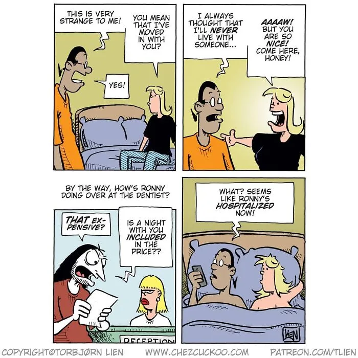 Norwegian Artist Creates Fun Comics With Unexpected Endings (70 Pics)