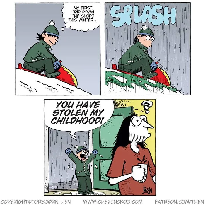 Norwegian Artist Creates Fun Comics With Unexpected Endings (70 Pics)