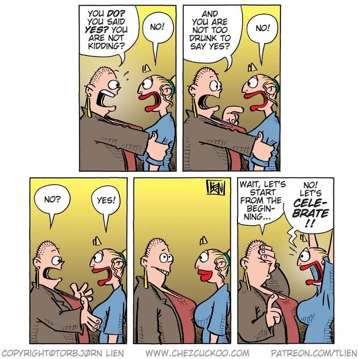 Norwegian Artist Creates Fun Comics With Unexpected Endings (70 Pics)