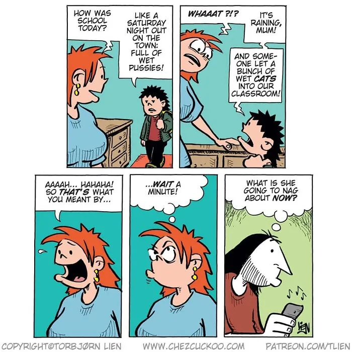 Norwegian Artist Creates Fun Comics With Unexpected Endings (70 Pics)