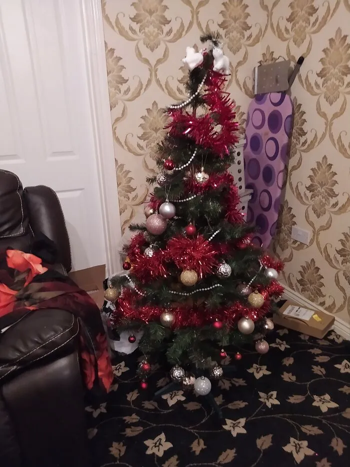 The Tree Now Has A Star On It But I Don't Have A Updated Picture So Enjoy! :)