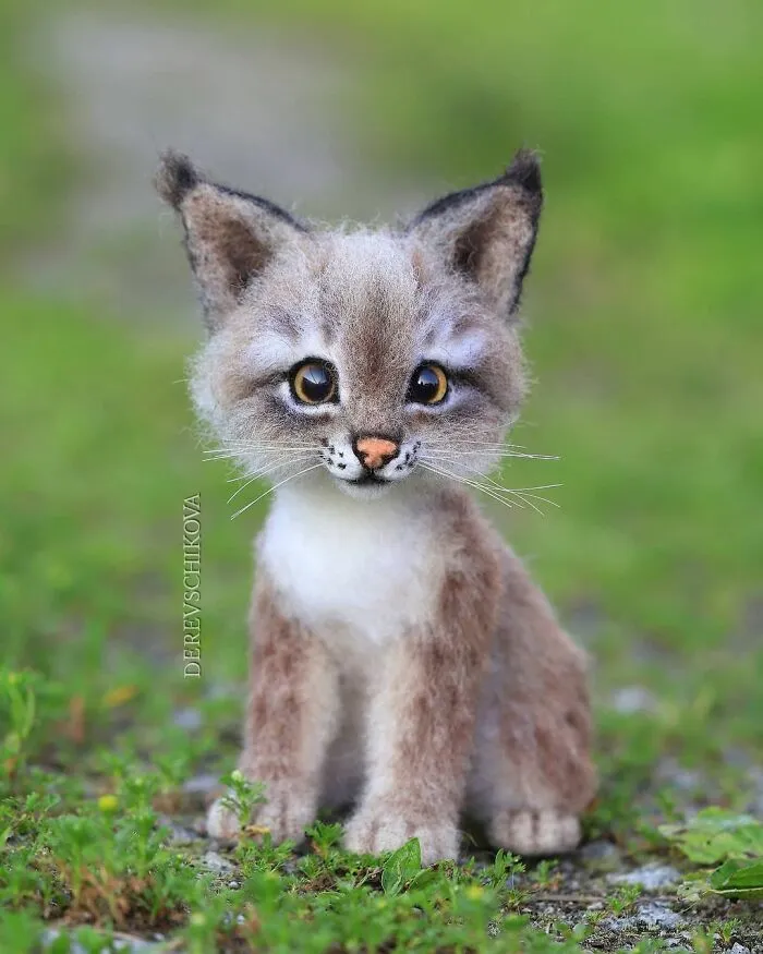 30 Adorable Needle-Felted Wool Animals By Yulia Derevschikova (New Pics)