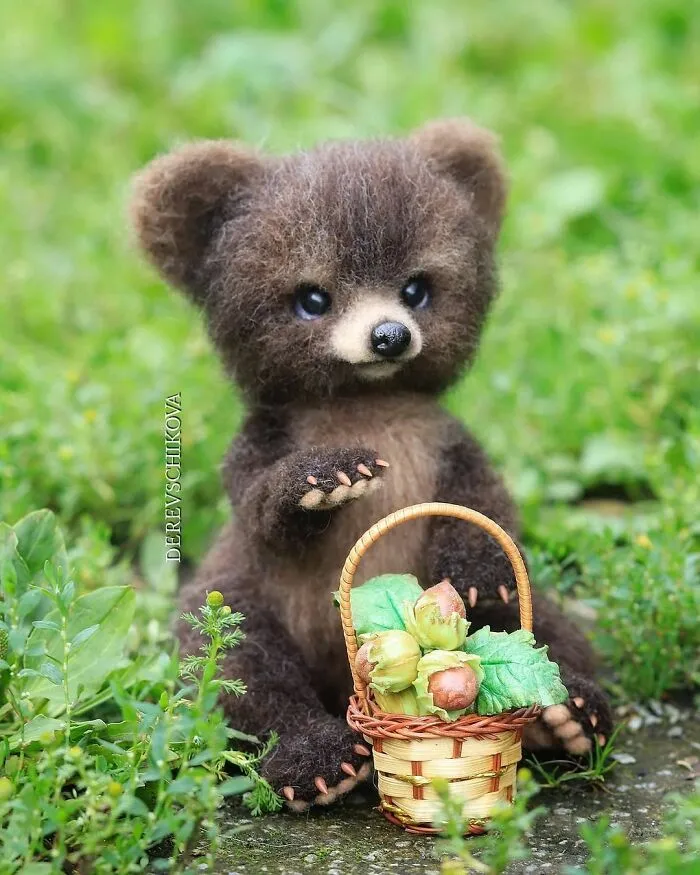 30 Adorable Needle-Felted Wool Animals By Yulia Derevschikova (New Pics)