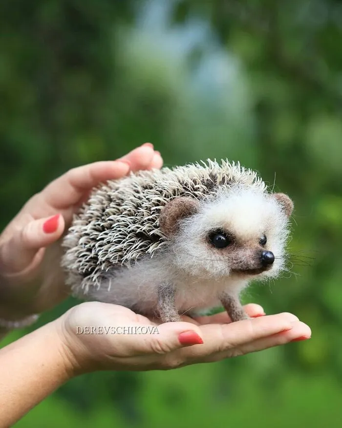 30 Adorable Needle-Felted Wool Animals By Yulia Derevschikova (New Pics)