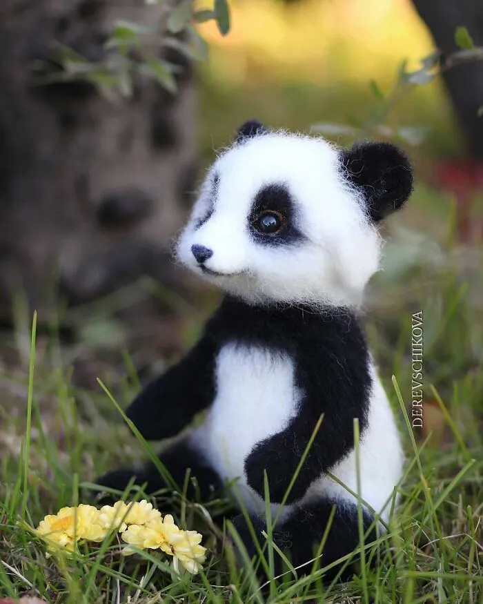 30 Adorable Needle-Felted Wool Animals By Yulia Derevschikova (New Pics)