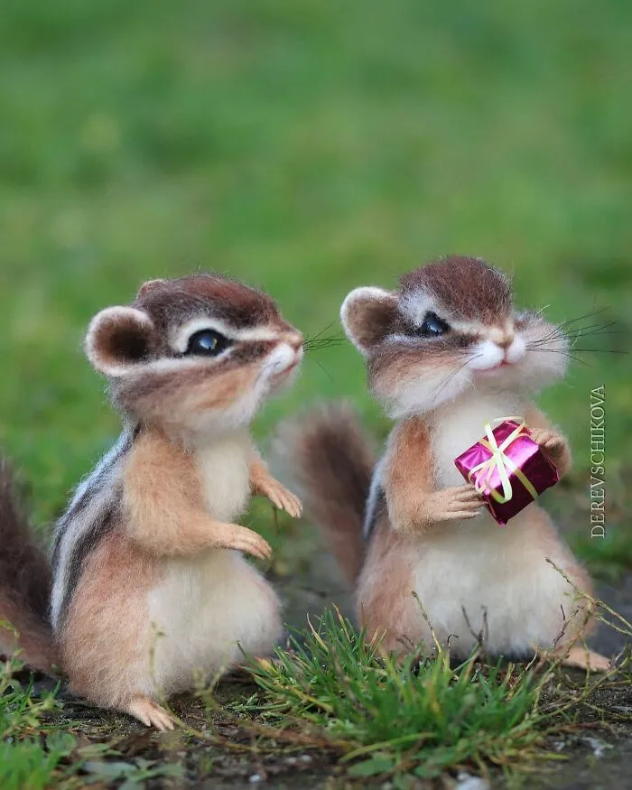 30 Adorable Needle-Felted Wool Animals By Yulia Derevschikova (New Pics)