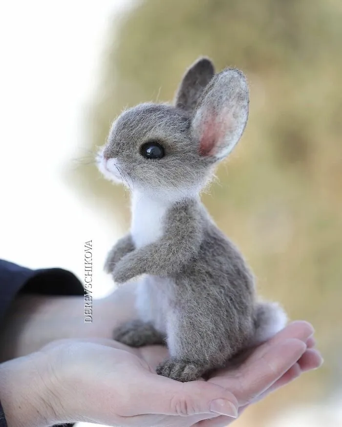 30 Adorable Needle-Felted Wool Animals By Yulia Derevschikova (New Pics)
