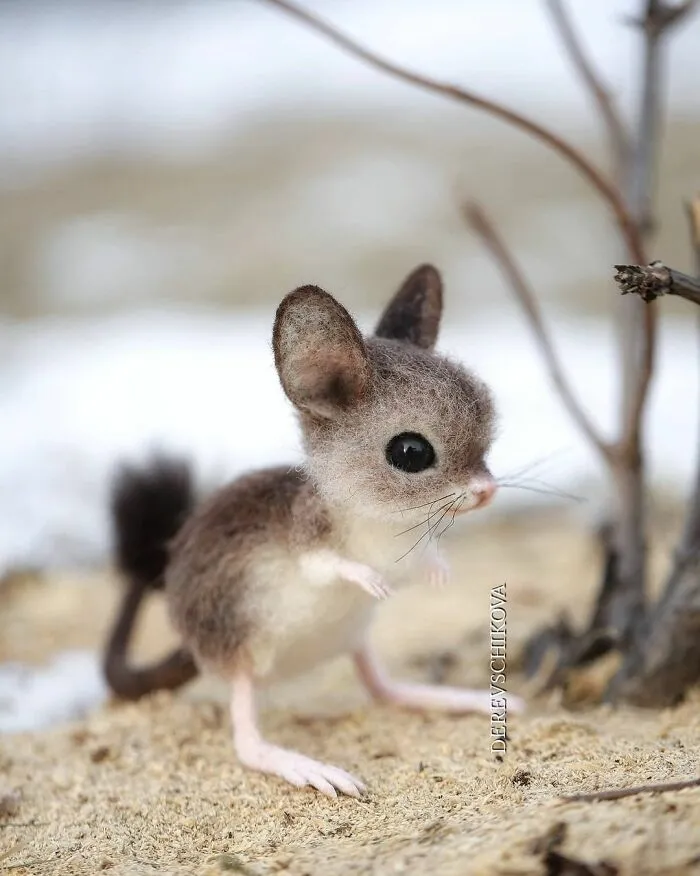 30 Adorable Needle-Felted Wool Animals By Yulia Derevschikova (New Pics)