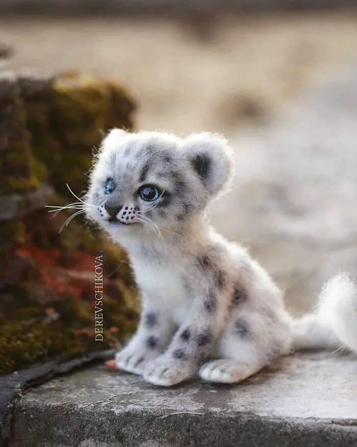 30 Adorable Needle-Felted Wool Animals By Yulia Derevschikova (New Pics)
