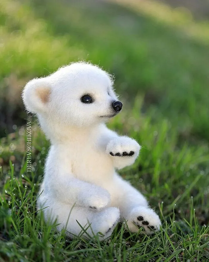 30 Adorable Needle-Felted Wool Animals By Yulia Derevschikova (New Pics)