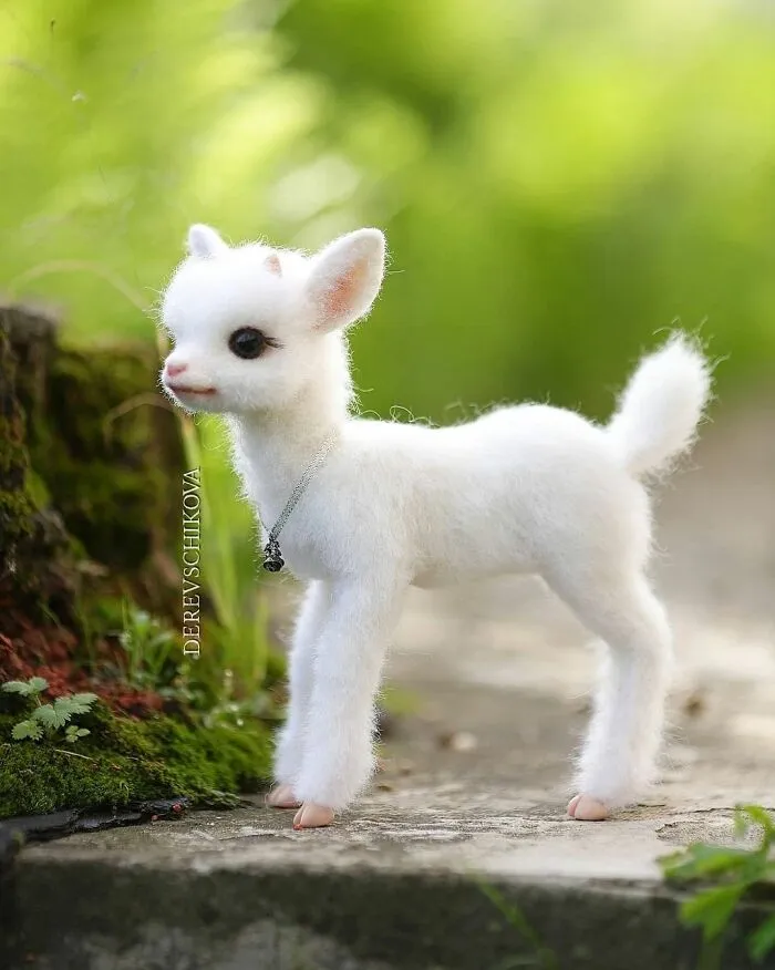 30 Adorable Needle-Felted Wool Animals By Yulia Derevschikova (New Pics)