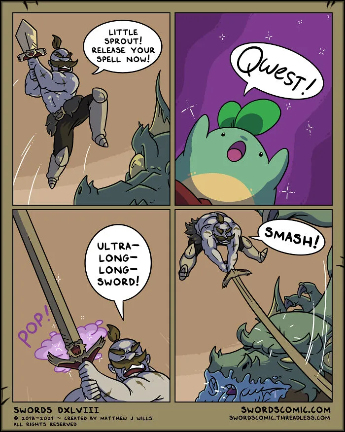 I Make Comics About A Fantasy World Where Everyone And Everything’s Weapon Of Choice Is A Sword (23 Pics)