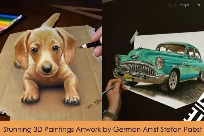 Stunning 3D Paintings Artwork By German Artist Stefan Pabst