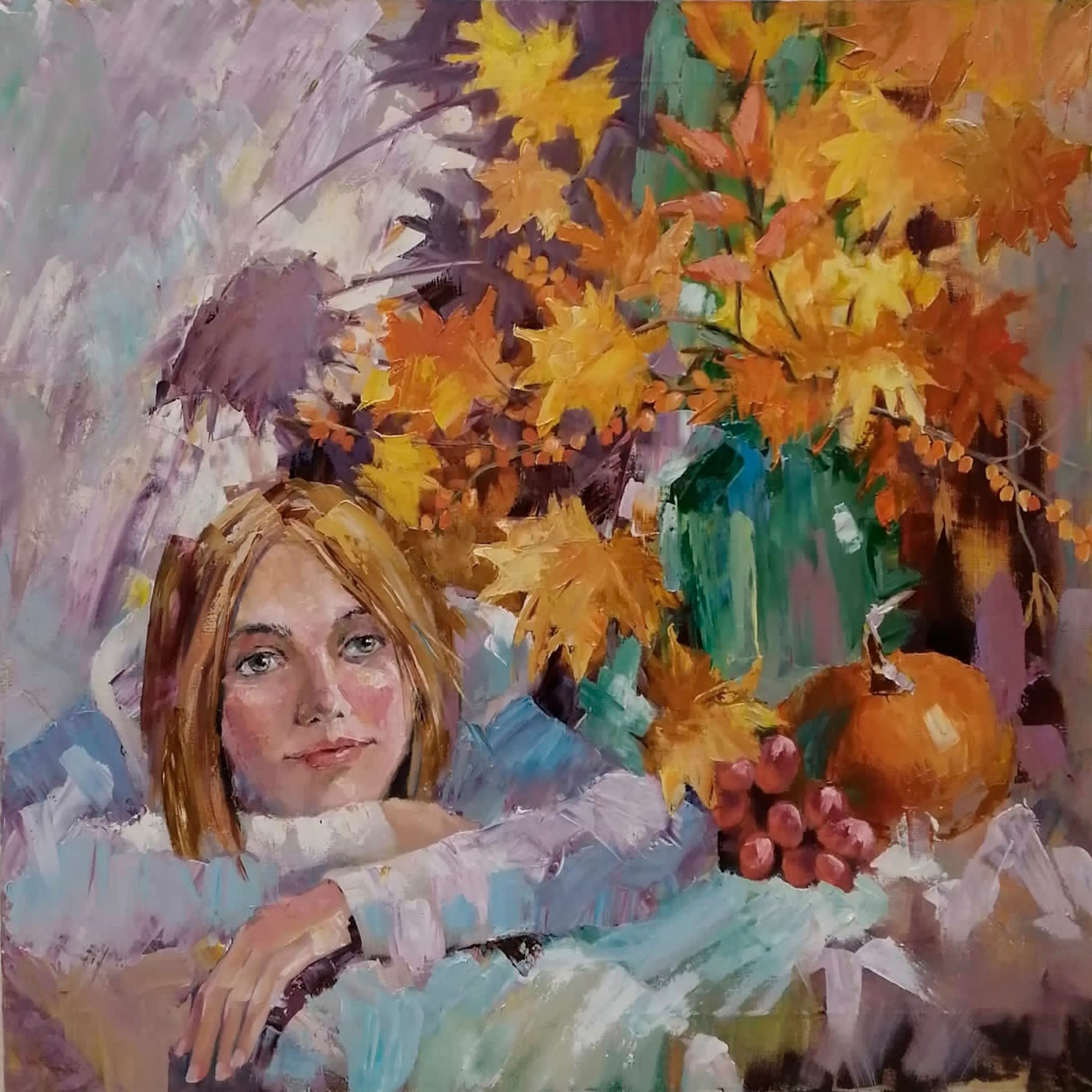 The Artist Is A Painter Who Reflects Life And Conveys Emotions.