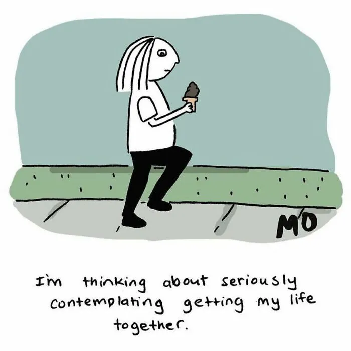 40 Sarcastic And Relatable Comics About Reluctant Adults By This Artist