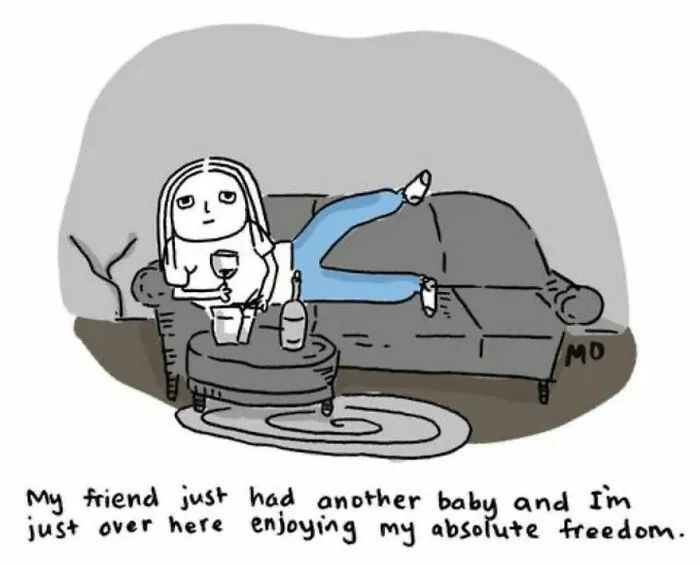 40 Sarcastic And Relatable Comics About Reluctant Adults By This Artist