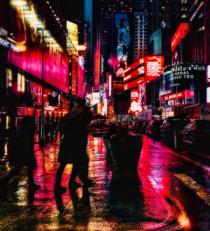 A Rainy December Night In NYC