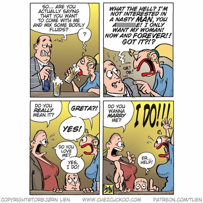 Norwegian Artist Creates Fun Comics With Unexpected Endings (70 Pics)