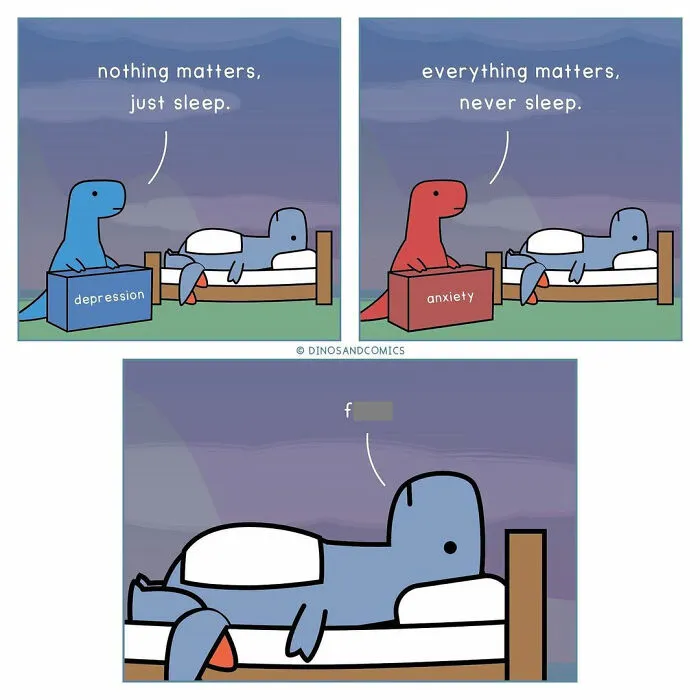 30 New Funny Comics About Self-Aware Dinosaurs And Their Mental Health