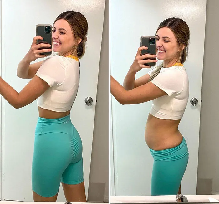 Esta mujer desafia los estándares de belleza irreales al publicar fotos de ella misma comparándose (30 imágenes)