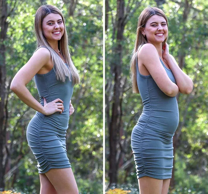 Esta mujer desafia los estándares de belleza irreales al publicar fotos de ella misma comparándose (30 imágenes)