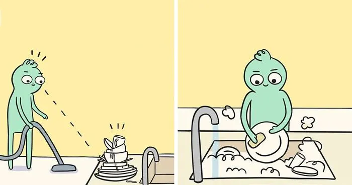 Life With ADHD Illustrated In 24 Comics By This Artist