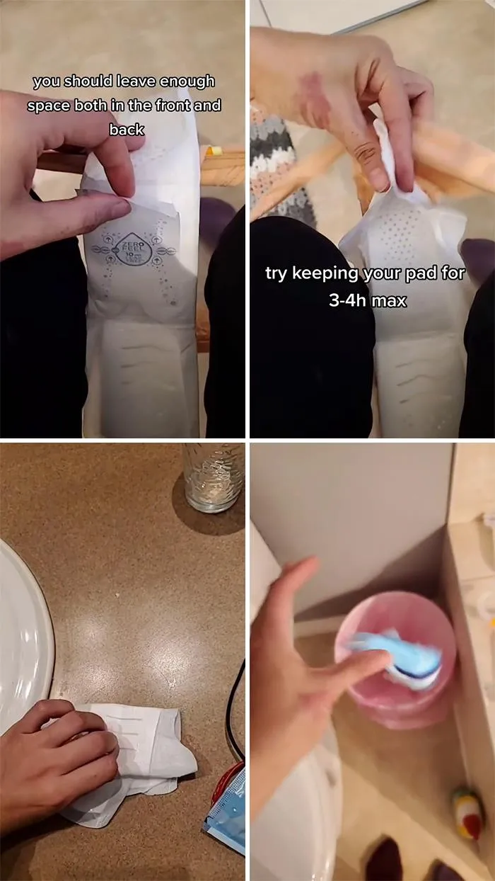 Putting On A Pad