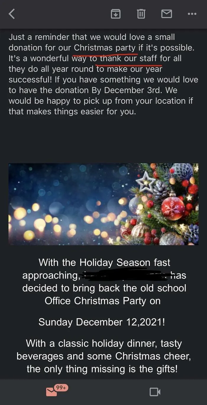 Just Got This Email At Work