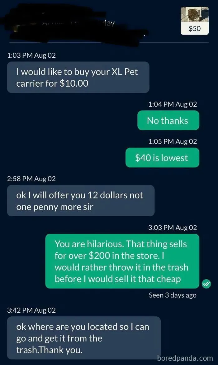 Not One Penny More!