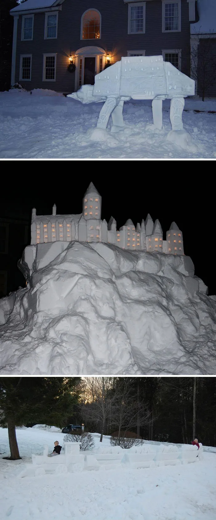 Esculturas de nieve