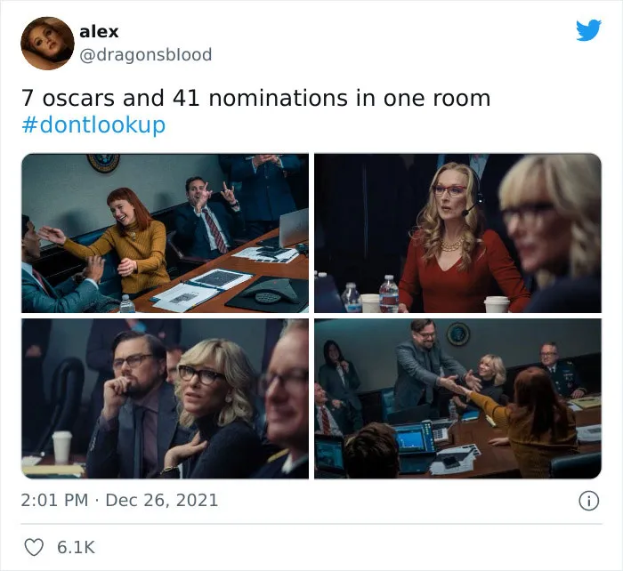 People Are Amused By These 30 Spot-On Reactions To Netflix’ New Film “Don’t Look Up”