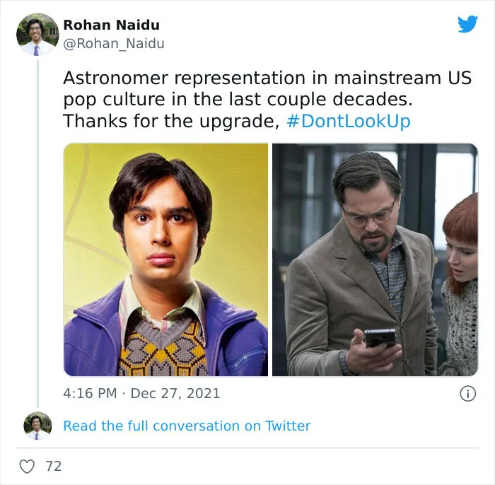 People Are Amused By These 30 Spot-On Reactions To Netflix’ New Film “Don’t Look Up”