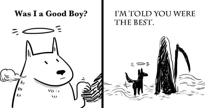 30 Comics That Show What Living With A Dog Is Really Like, By Xibang