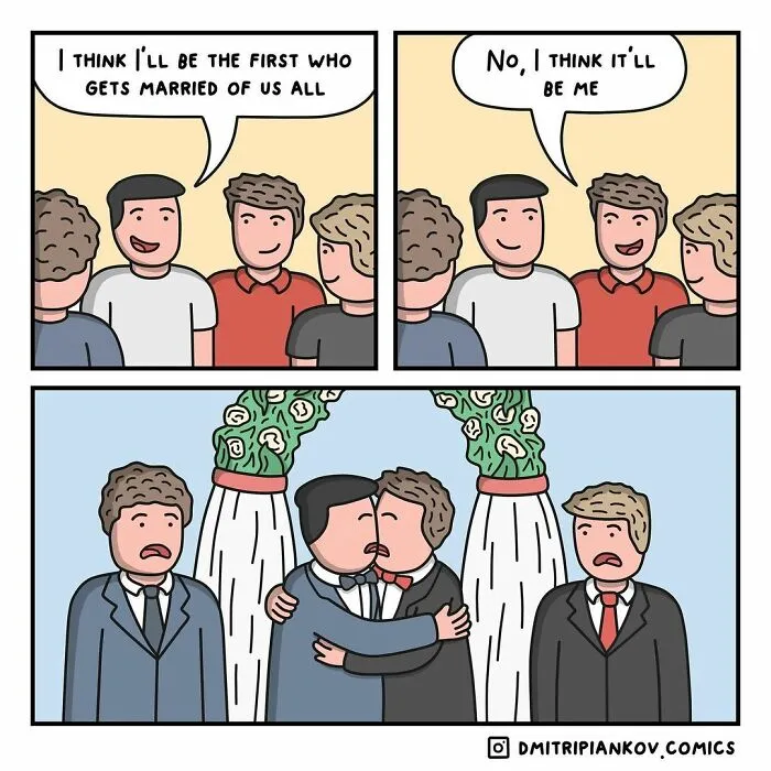 This Artist Makes Dark Humor Comics With Surprising Endings (30 Pics)