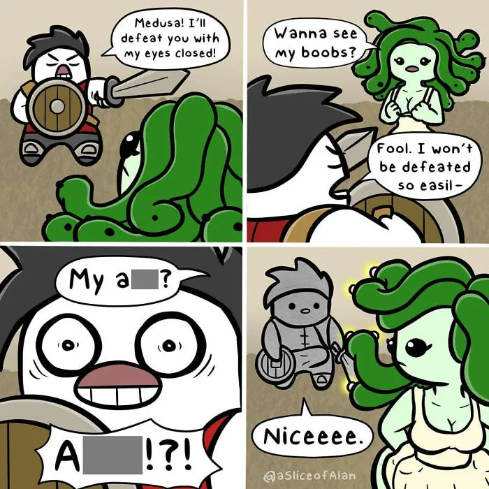 47 Funny "Slice Of Alan" Comics With Cheeky Humor And Dark Twists
