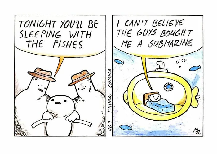 40 New Hilarious, Dark, And Unexpectedly Twisted Hot Paper Comics