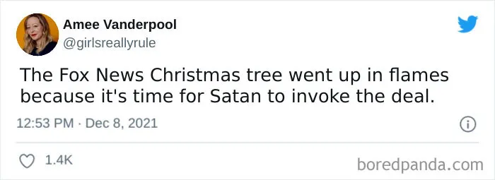 Someone Sets The Fox News Christmas Tree On Fire, And Here’s How The Internet Reacted (30 Pics)
