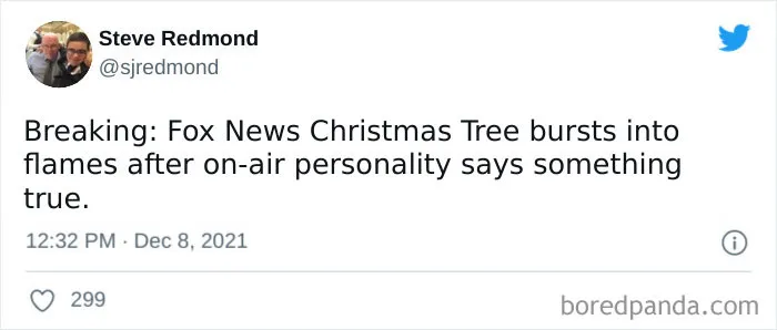 Someone Sets The Fox News Christmas Tree On Fire, And Here’s How The Internet Reacted (30 Pics)