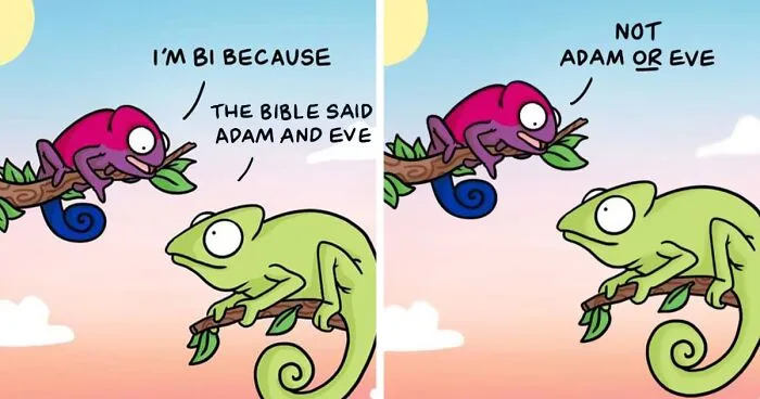 Artist Creates Queer Chameleon Comics Where The Characters Talk About Their Sexualities And Identities (26 Pics)